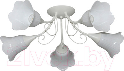 Люстра Элетех Веста 151 НПБ 01-5х60-119 Е27 / 1005404988 (белый)