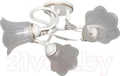 Люстра Элетех Бонни 131 НПБ 01-3х60-205 Е27 / 1005404778 (белый/золото)