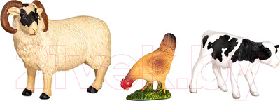 Набор фигурок коллекционных Konik Пакетик-сюрприз Животные фермы / AMF1114