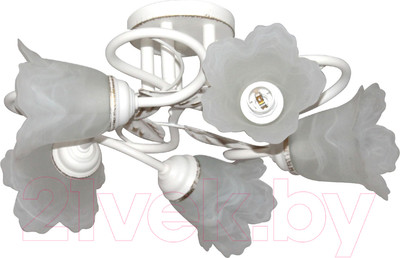 Люстра Элетех Бонни 151 НПБ 01-5х60-153 Е14 / 1005404782 (белый/золото)