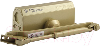 Доводчик с рычагом Нора-М №3S малый (золото)