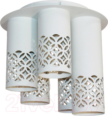 Люстра Элетех Касабланка 151 НПБ 01-5х60-157 Е27 / 1005404803 (белый муар)