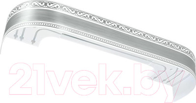 Карниз для штор LEGRAND Монарх с поворотами 4.0 / 48070381 (хром)