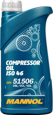 Индустриальное масло Mannol Compressor Oil ISO 46 / MN2901-1 (1л)