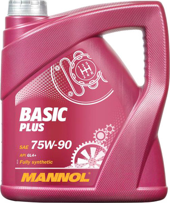 Трансмиссионное масло Mannol Basic Plus 75W90 GL-4+ / MN8108-4 (4л)