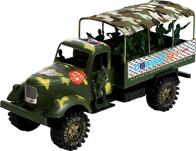 Автомобиль игрушечный Sima-Land Армия с солдатами / 480552