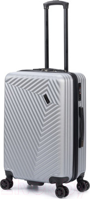 Чемодан на колесах Torber Lama / T1919M-Silver (серебристый)