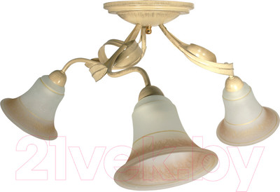Люстра Элетех Лилия 131 НПБ 01-3х60-141 Е27 / 1005403746 (бежевый/золото)