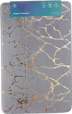 Коврик для ванной РМС Мрамор К-06СР-50х80