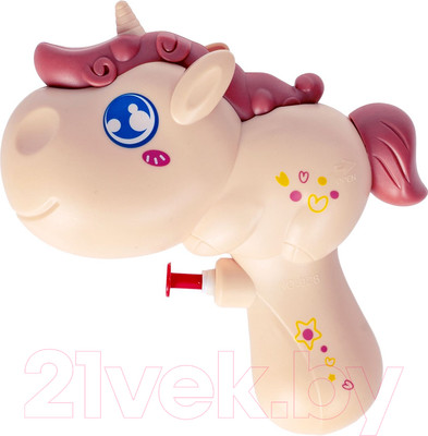 Бластер игрушечный Bondibon Водный пистолет. Наше лето Единорог / ВВ5812