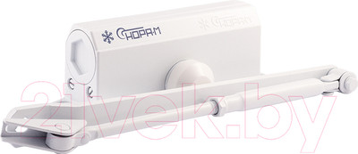 Доводчик с рычагом Нора-М №3S F большой (белый)