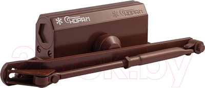 Доводчик с рычагом Нора-М №3S F большой (коричневый)