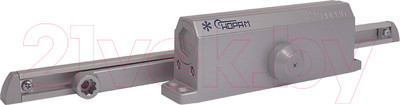 Доводчик с каналом скольжения Нора-М №4S Slider (серый)