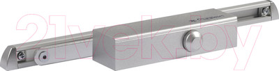 Доводчик с каналом скольжения Нора-М 820 Slider (серебристый)