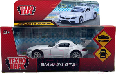 Автомобиль игрушечный Технопарк BMW z-4 gt3 / 67315