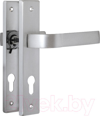 Ручка дверная Нора-М 107-70 (белый жемчуг)