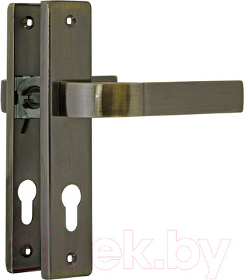 Ручка дверная Нора-М 107-70 (старая бронза)