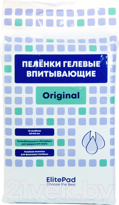 Одноразовая пеленка для животных ElitePad Original 60x90см 2599/EP (40шт)