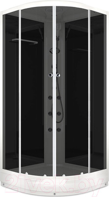 Душевая кабина Domani-Spa Delight 88 / DS01D88LBT10 (черный/тонированное стекло)