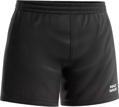 Шорты для плавания Mad Wave Solids II (XL, черный)