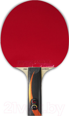 Ракетка для настольного тенниса Gambler X Fast Carbon X3d / GRC-18 (прямая)