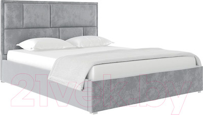 Каркас кровати НК Мебель Madison 160x200 / 72307367 (велюр светло-серый)