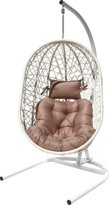 Кресло подвесное Garden Story Кокон XL / D52-МТ002 (белый/бежевый)