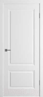 Дверь межкомнатная Winter Норра 2 ДГ зпз 196 80x200 (белая эмаль)