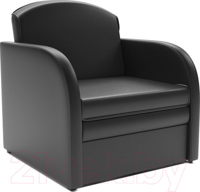 Кресло-кровать Mebel-Ars Малютка (экокожа черный)
