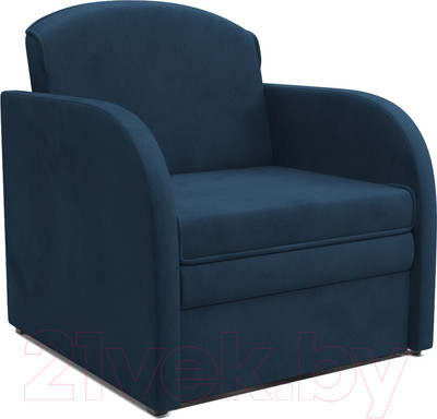 Кресло-кровать Mebel-Ars Малютка (темно-синий Luna 034)