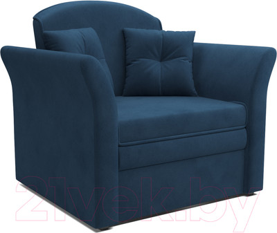 Кресло-кровать Mebel-Ars Малютка №2 (темно-синий Luna 034)