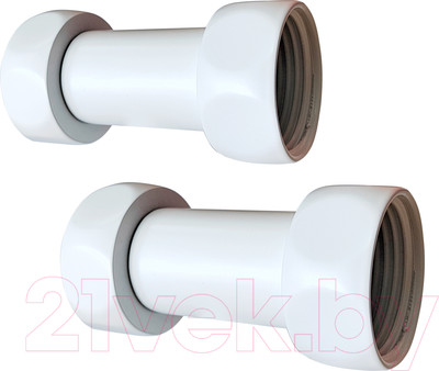 Комплект фитингов для полотенцесушителя Luxon 1"x1/2" г/г 730SCH1004Ral9016