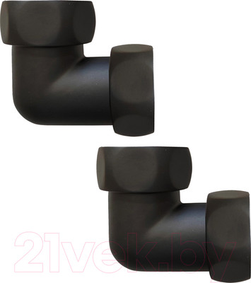 Комплект фитингов для полотенцесушителя Luxon 1"x1" г/г 740SCH1010Ral9005