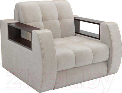 Кресло-кровать Mebel-Ars Барон №3 (бархат бежевый Star Velvet 6 Light Beige)