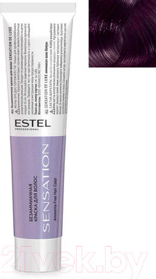 Крем-краска для волос Estel Sensation De Luxe 0/66 (фиолетовый)