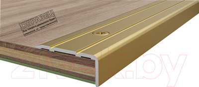 Профиль декоративный Русский Профиль Анодированный угловой 24x10x900мм (серебро матовый)