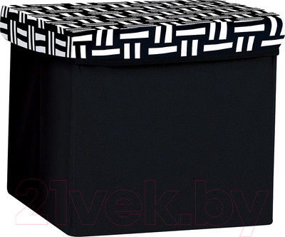 Пуф Волшебная страна 008465 (черный/белый)