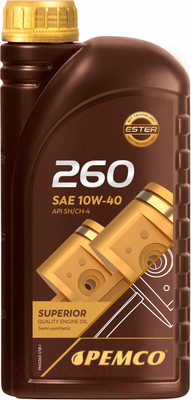 Моторное масло Pemco iDrive 260 10W40 SN/CF / PM0260-1 (1л)