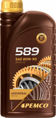 Трансмиссионное масло Pemco iPoid 589 80W90 GL-5 / PM0589-1 (1л)