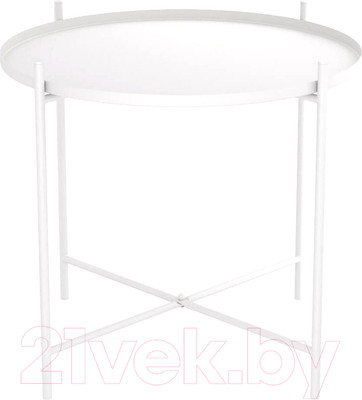 Журнальный столик Sheffilton SHT-CT8-2 (белый муар)