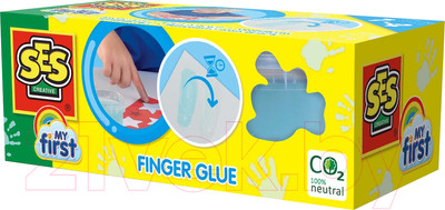Клей художественный SES Creative Набор пальчикового клея. My first / 14482