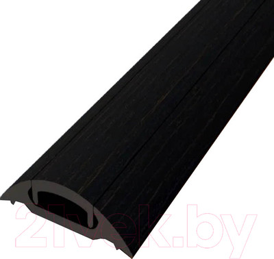 Порог Ideal С монтажным каналом 302 42мм 0.9м (венге черный)