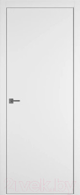 Дверь межкомнатная URBAN Z зпп Eclipse зпз 196 70x200 (Emalex Ice/Silver Edge)