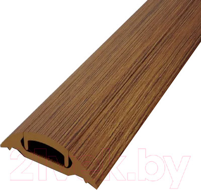 Порог Ideal С монтажным каналом 217 42мм 1.6м (дуб темный)