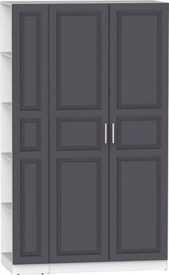Шкаф Интермебель Марсель 12 / МР-01-12-B3 (графит софт)