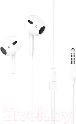 Наушники-гарнитура Hoco M1 Max Crystal / 54677 (белый)