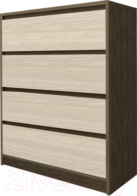 Комод Артём-Мебель Марсель СН 111.06 (дуб экспрессив бронзовый/дуб экспрессив песочный)