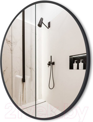 Зеркало Emze Color Round D80 / COLOR.80.80.CHE (черный)