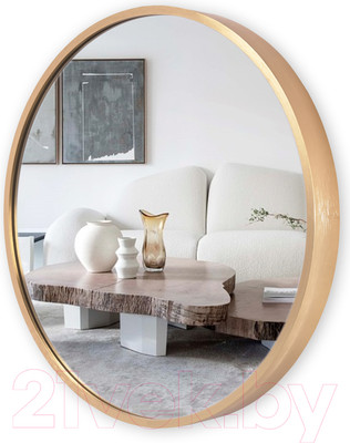 Зеркало Emze Shine D60 / SHINE.60.60.AUR (золото)