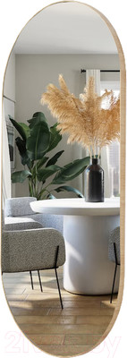 Зеркало Emze Loft Oval 50x100 / LOFT.50.100.DUB (дуб)